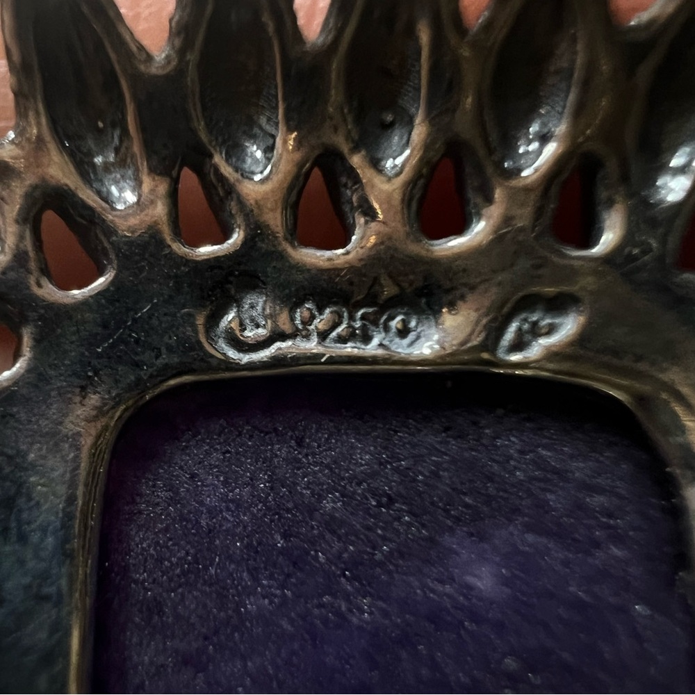 Carolyn Pollack Relios 925 SS Southwest Amethyst Necklace and Braceletlet - Picture 6 of 11